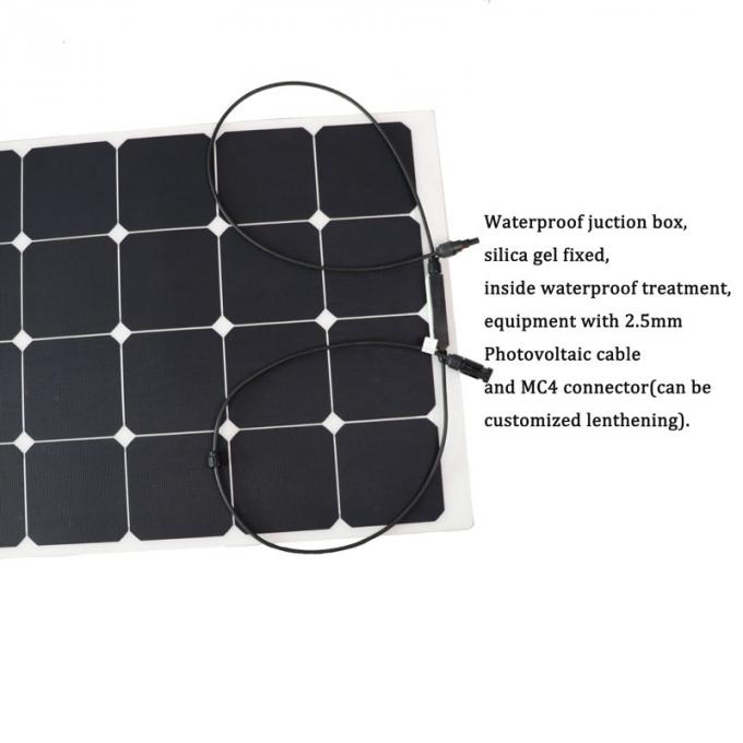 노화 방지 100W 반 가동 가능한 Monocrystalline 태양 전지판 1