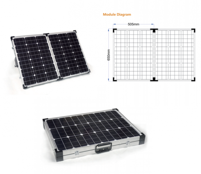 Foldable 소형 휴대용 태양 전지판 0